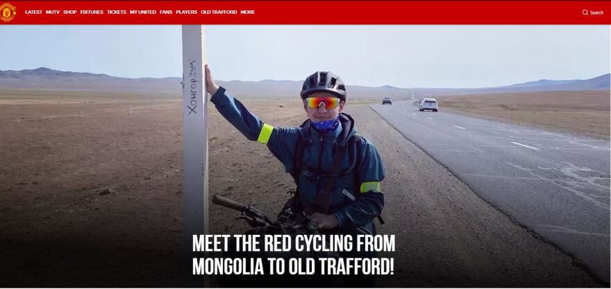 Απίθανος Μογγόλος οπαδός της Γιουνάιτεντ έκανε 13.000 χιλιόμετρα με ποδήλατο και έζησε την επική πρόκριση στον τελικό!