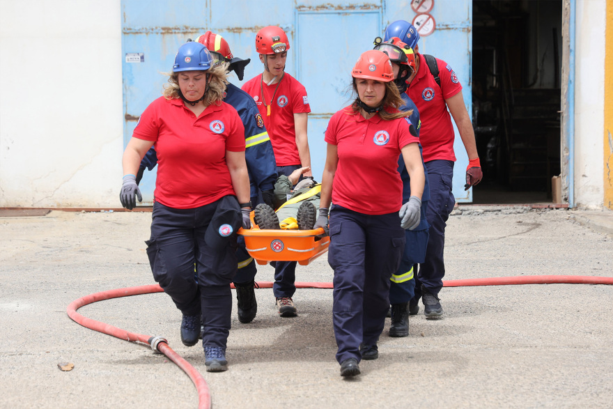 «Μίνωας 2024»: Καρέ- καρέ η άσκηση για μεγάλο σεισμό στην Κρήτη