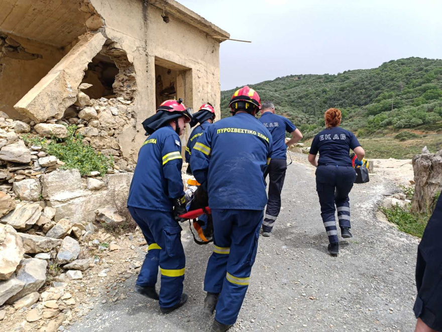 «Μίνωας 2024»: Καρέ- καρέ η άσκηση για μεγάλο σεισμό στην Κρήτη