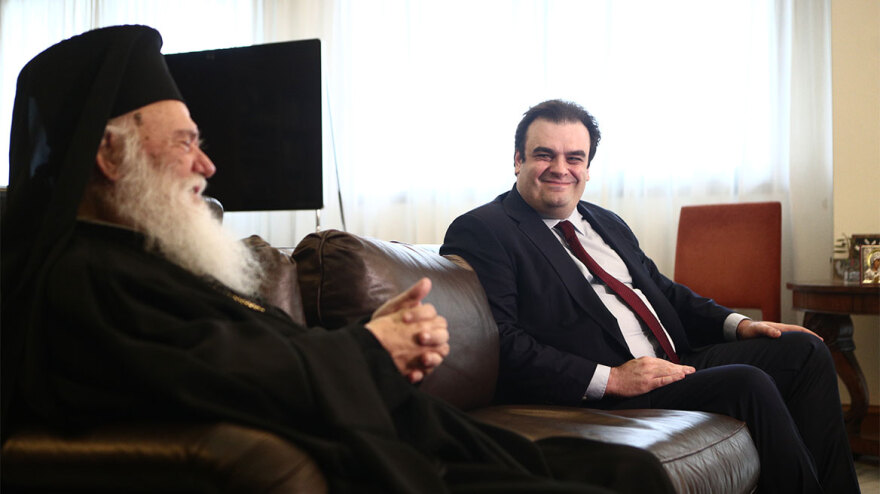 Ιερώνυμος σε Πιερρακάκη: Η συνεργασία είναι το καλύτερο φάρμακο για να αντιμετωπιστούν τα προβλήματα