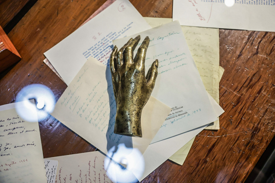 Επίσκεψη της Κατερίνας Σακελλαροπούλου στο Μουσείο La Chascona στη Χιλή