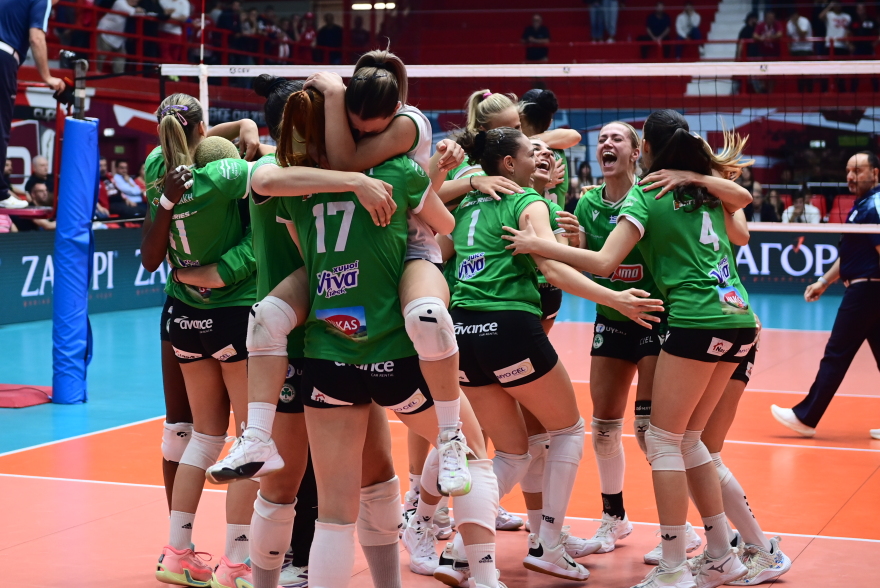 Για 3η σερί χρονιά πρωταθλητής στο βόλεϊ γυναικών ο Παναθηναϊκός - Κέρδισε 3-2 στον 5ο τελικό τον Ολυμπιακό στο Ρέντη 