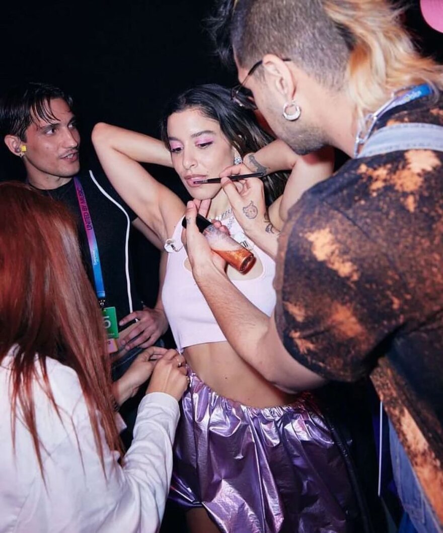 Μαρίνα Σάττι: Ολοκληρώθηκε η πρώτη πρόβα για την Eurovision - Δείτε φωτογραφίες