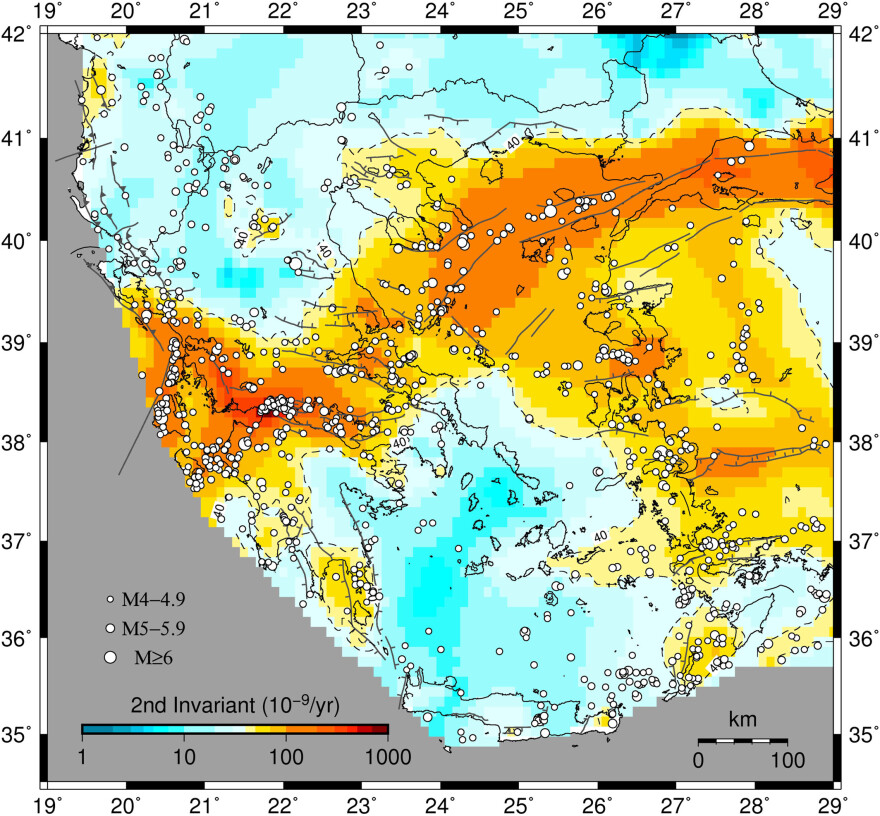 Εκτίμηση της σεισμικής επικινδυνότητας μέσω GPS