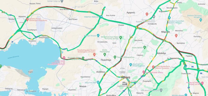 Έξοδος Πάσχα: Αδειάζει η Αθήνα - Ουρές χιλιομέτρων στην Αθηνών - Κορίνθου, 30λεπτες καθυστερήσεις στην  Αττική Οδό