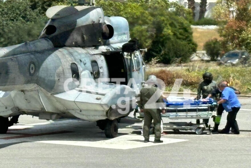 Ηράκλειο: Έκτακτη αεροδιακομιδή για πολυτραυματία τροχαίου από την Κω