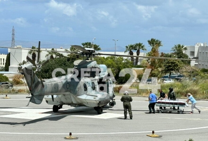 Ηράκλειο: Έκτακτη αεροδιακομιδή για πολυτραυματία τροχαίου από την Κω