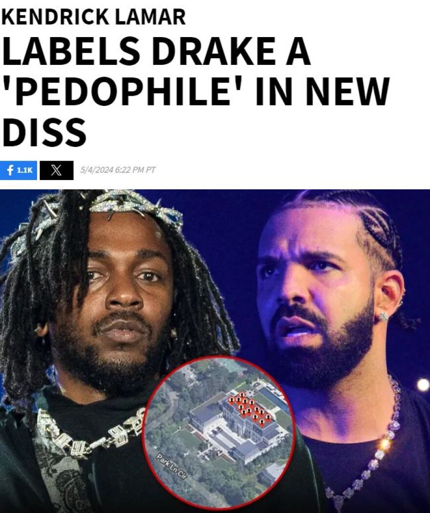 Κέντρικ Λαμάρ: Το τερμάτισε στην κόντρα του με τον Drake - Υπονόησε ότι είναι παιδόφιλος