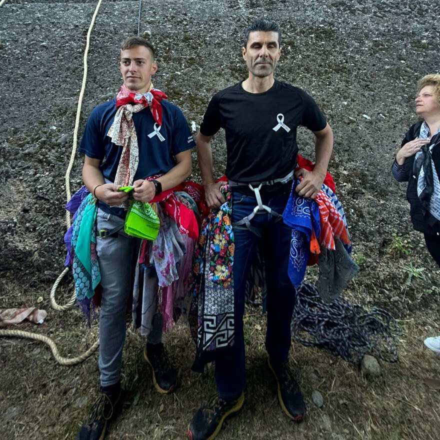 Βίντεο - φωτογραφίες: Η αναρρίχηση στα επιβλητικά βράχια των Μετεώρων