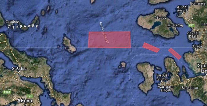 Νέα τουρκική πρόκληση: Η Άγκυρα δεσμεύει με NAVTEX το κέντρο του Αιγαίου - Δείτε χάρτη