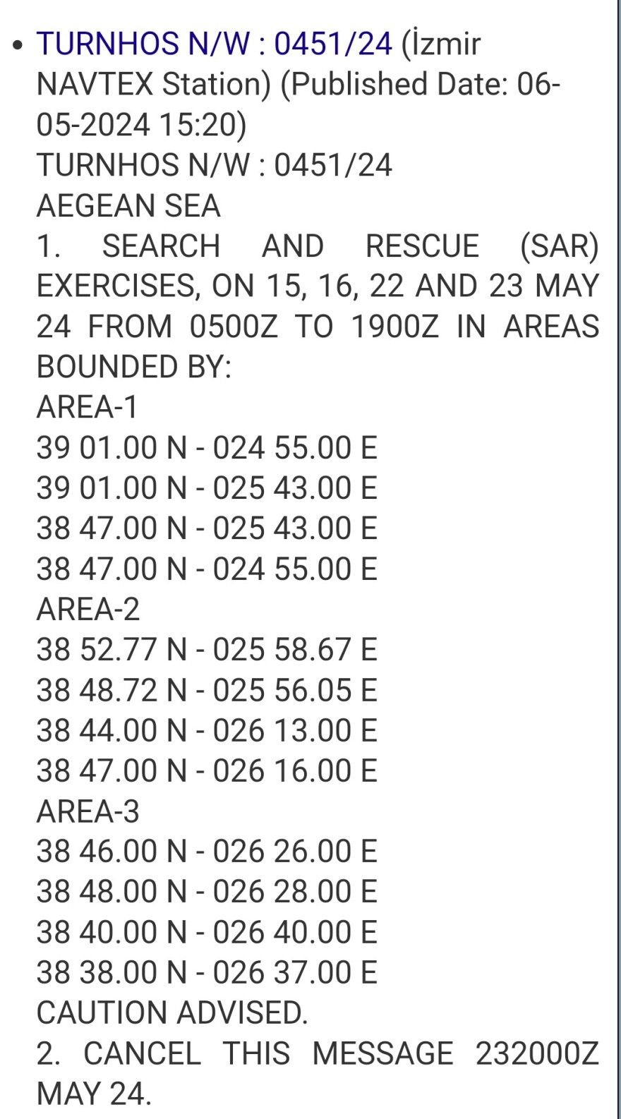 Νέα τουρκική πρόκληση: Η Άγκυρα δεσμεύει με NAVTEX το κέντρο του Αιγαίου - Δείτε χάρτη
