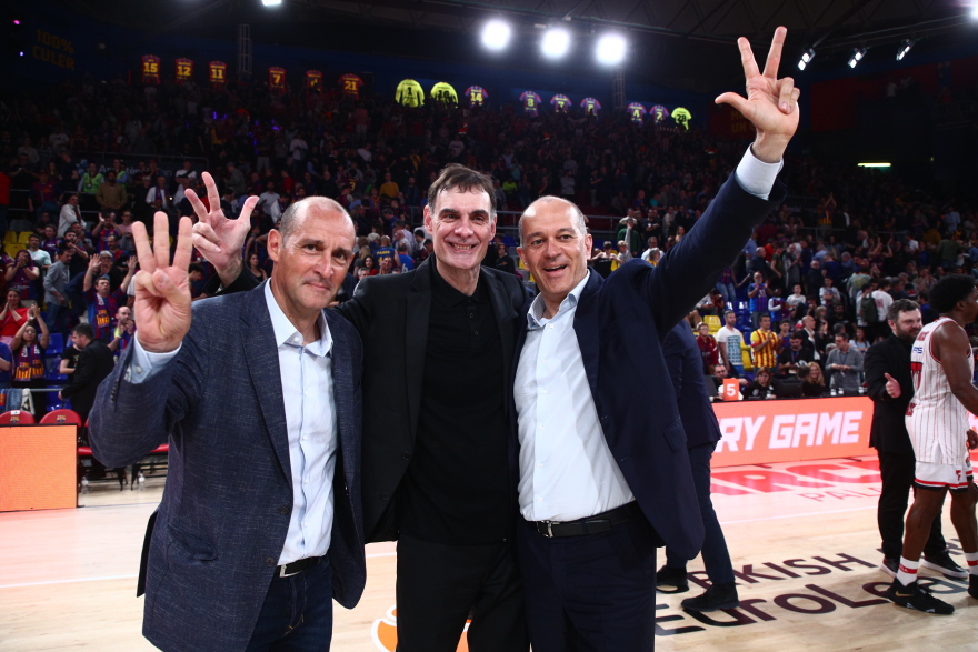 Ολυμπιακός: Το πάρτι σε Βαρκελώνη και Πασαλιμάνι και η... κλήση του Πρίντεζη - Δείτε βίντεο