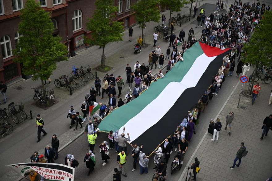 Eurovision 2024: Διαδήλωση στο Μάλμε κατά της συμμετοχής του Ισραήλ - Δείτε βίντεο, φωτογραφίες