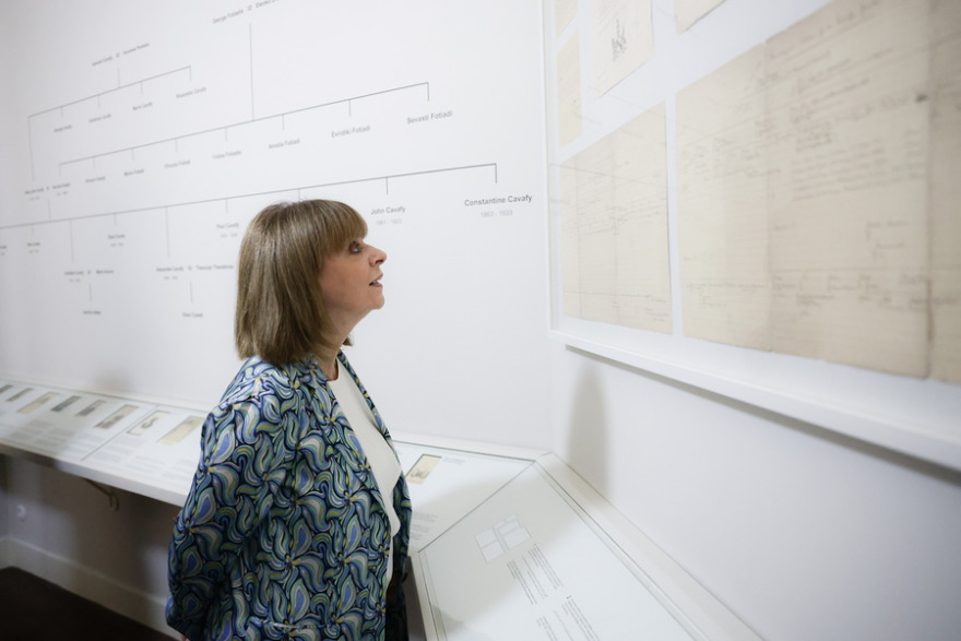 Η Κατερίνα Σακελλαροπούλου εγκαινίασε την Οικία Καβάφη στην Αλεξάνδρεια - Δείτε φωτογραφίες