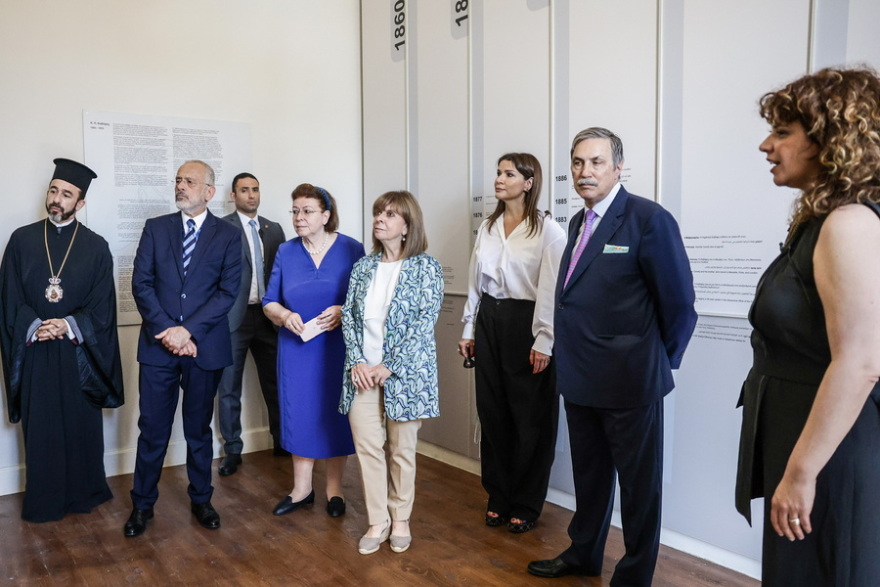 Η Κατερίνα Σακελλαροπούλου εγκαινίασε την Οικία Καβάφη στην Αλεξάνδρεια - Δείτε φωτογραφίες