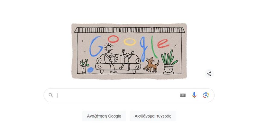 Η Google doodle τιμά τη γιορτή της μητέρας