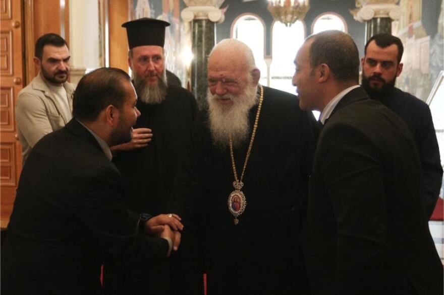 Συνάντηση Ιερωνύμου με τον Γενικό Γραμματέα της Παγκόσμιας Μουσουλμανικής Λίγκας: Να σταματήσει ο πόλεμος 