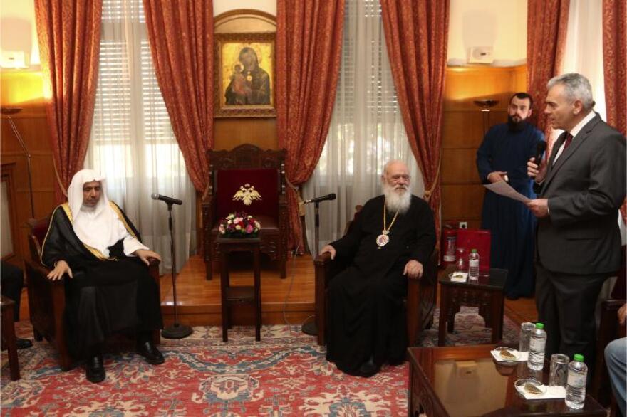 Συνάντηση Ιερωνύμου με τον Γενικό Γραμματέα της Παγκόσμιας Μουσουλμανικής Λίγκας: Να σταματήσει ο πόλεμος 