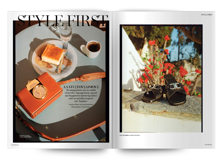 Στο Μarie Claire Ιουνίου που κυκλοφορεί με αφιέρωμα στο ταξίδι