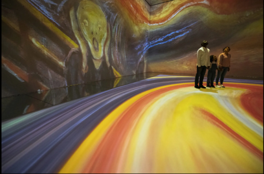 Frameless: Έκθεση στο Λονδίνο «ζωντανεύει» τους πίνακες των Ρέμπραντ, Βαν Γκογκ, Μονέ και Μουνκ - Δείτε εντυπωσιακά βίντεο