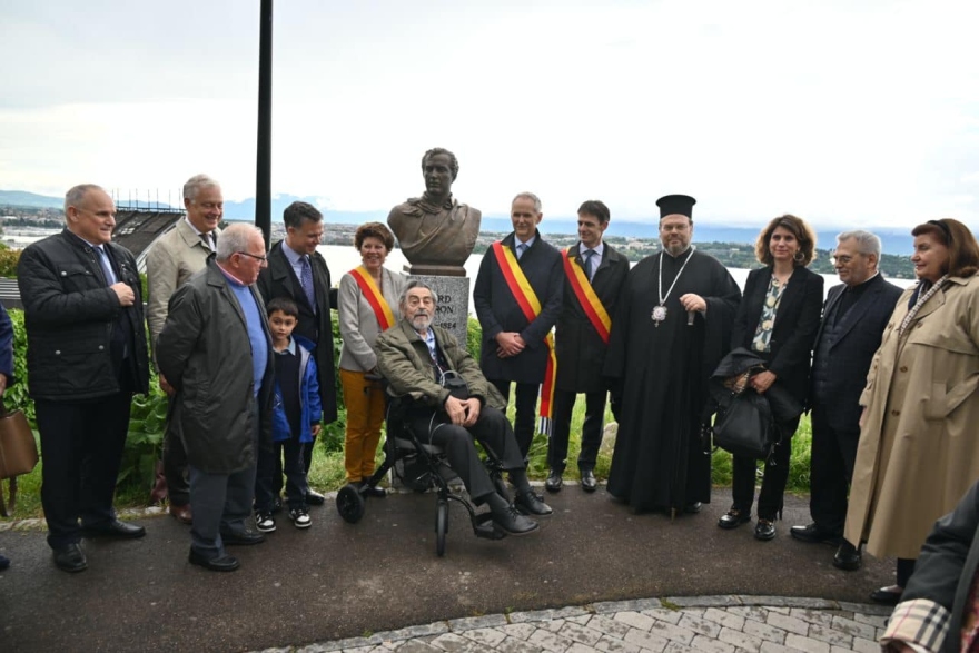 Λόρδος Βύρωνας: Προτομή του μεγάλου Φιλέλληνα τοποθετήθηκε στη Γενεύη για τα 200 χρόνια από τον θάνατό του