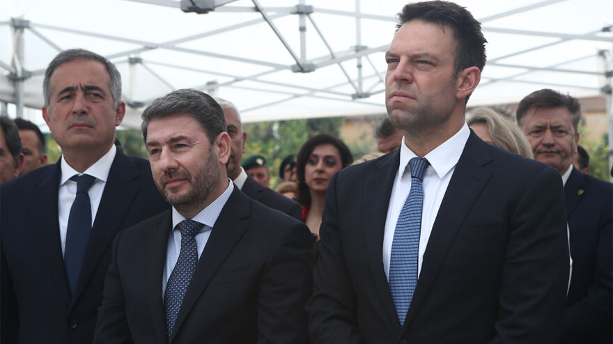 Θεσσαλονίκη: Δίπλα – δίπλα Κασσελάκης και Ανδρουλάκης στις εκδηλώσεις για την Γενοκτονία των Ποντίων