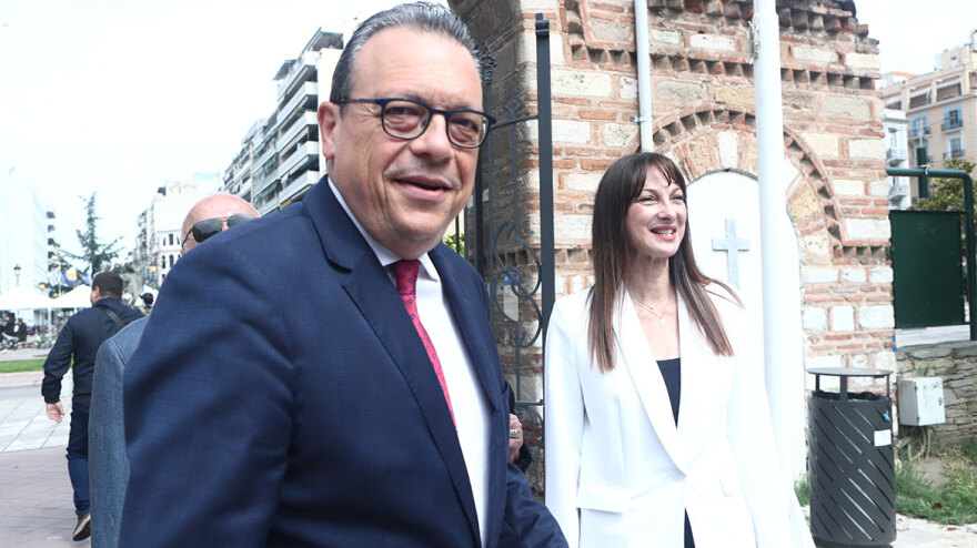 Θεσσαλονίκη: Δίπλα – δίπλα Κασσελάκης και Ανδρουλάκης στις εκδηλώσεις για την Γενοκτονία των Ποντίων