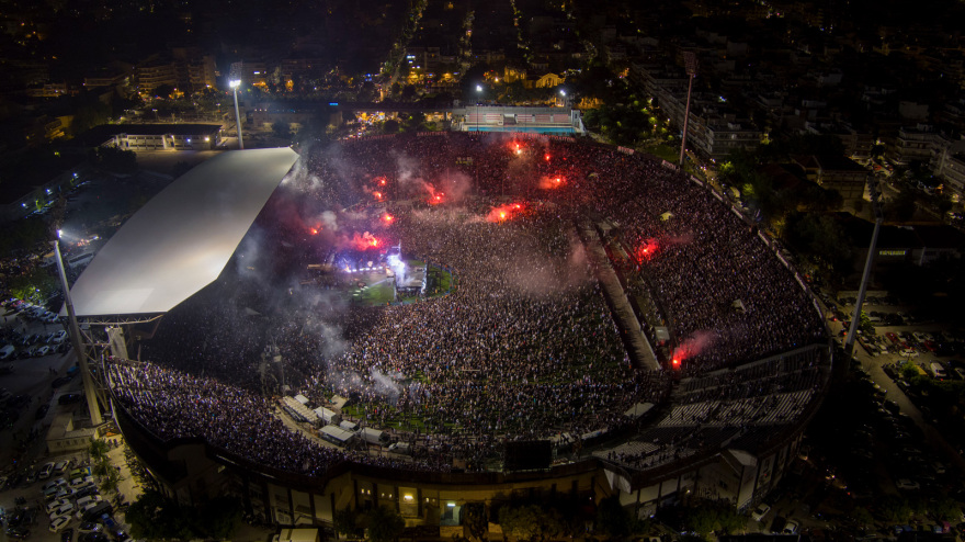 Ολονύχτιο γλέντι στον Λευκό Πύργο: Ο ΠΑΟΚ πανηγυρίζει το 4ο πρωτάθλημα της ιστορίας του - Δείτε βίντεο και φωτογραφίες 