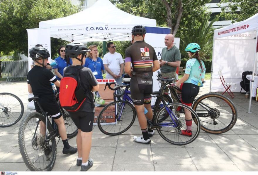 Δυναμική παρουσία του ΕΟΚΑΝ στις Παράλληλες Δράσεις του Διεθνή Ποδηλατικoύ Γύρου Ελλάδας 2024