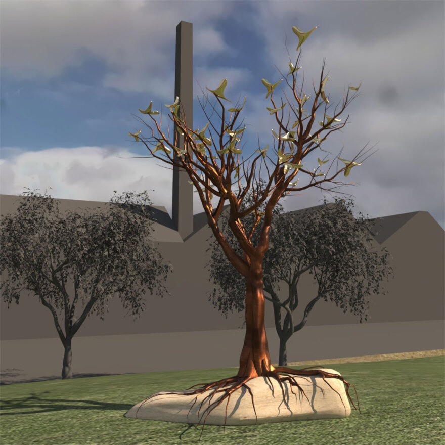 Δήμος Αθηναίων: Γλυπτό με τίτλο «Δέντρο των Ψυχών» για τα θύματα της τραγωδίας των Τεμπών θα τοποθετηθεί απέναντι από την Τεχνόπολη