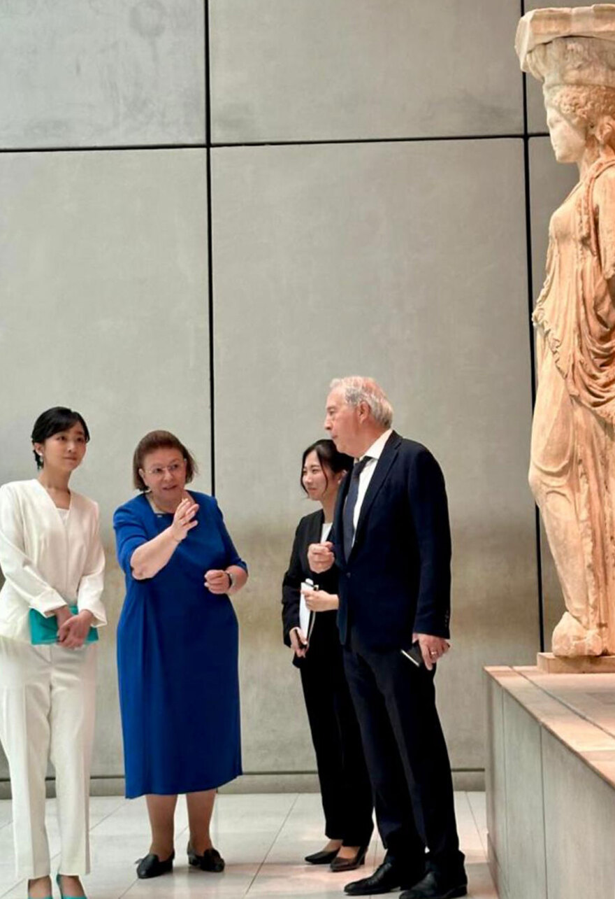 Στο Μουσείο της Ακρόπολης η πριγκίπισσα Κάκο της Ιαπωνίας - Το ενδιαφέρον της για τον Παρθενώνα
