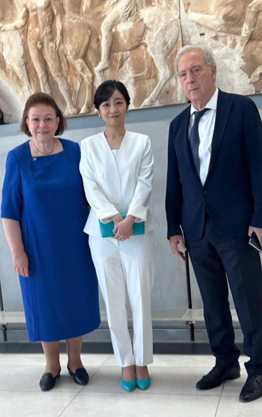 Στο Μουσείο της Ακρόπολης η πριγκίπισσα Κάκο της Ιαπωνίας - Το ενδιαφέρον της για τον Παρθενώνα