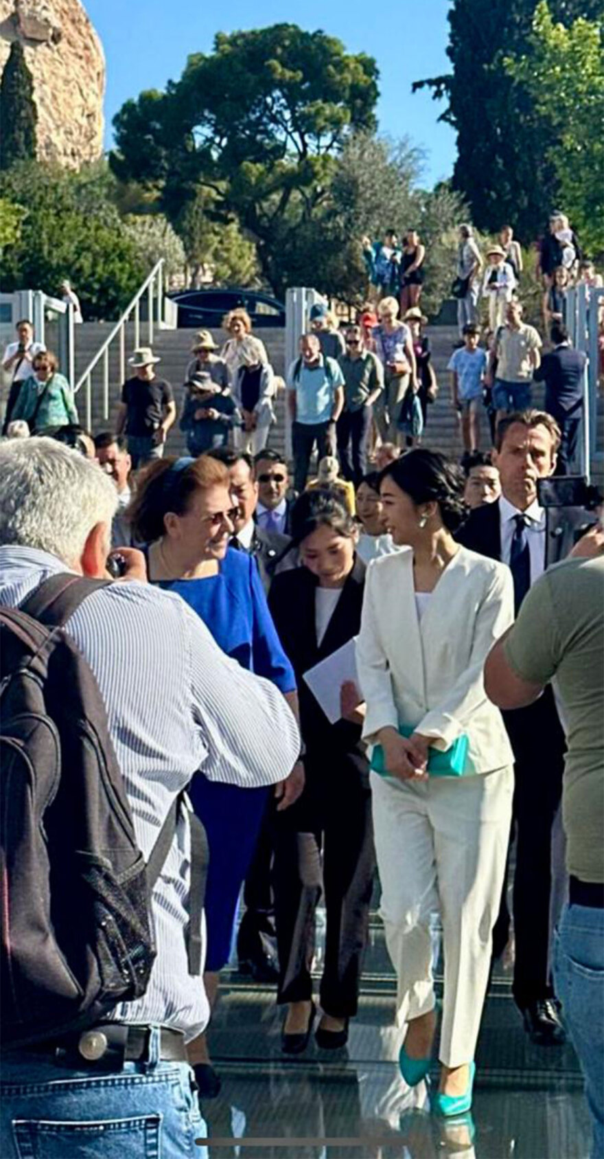 Στο Μουσείο της Ακρόπολης η πριγκίπισσα Κάκο της Ιαπωνίας - Το ενδιαφέρον της για τον Παρθενώνα