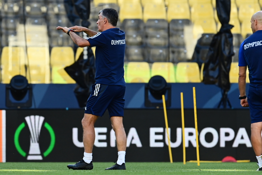 Conference League: Η τελευταία προπόνηση του Ολυμπιακού πριν τον τελικό στην OPAP Arena - Βίντεο, φωτογραφίες 