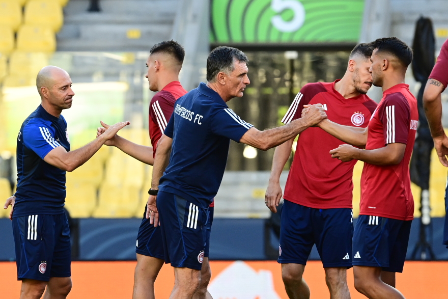Conference League: Η τελευταία προπόνηση του Ολυμπιακού πριν τον τελικό στην OPAP Arena - Βίντεο, φωτογραφίες 