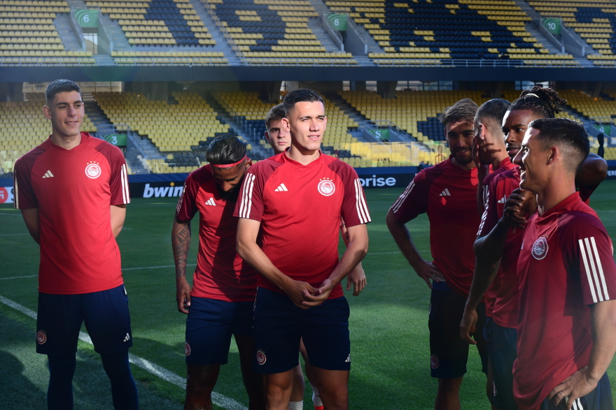 Conference League: Η τελευταία προπόνηση του Ολυμπιακού πριν τον τελικό στην OPAP Arena - Βίντεο, φωτογραφίες 