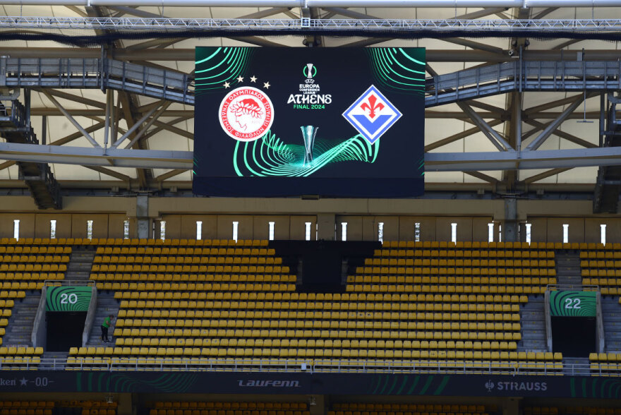 OPAP Arena: Άλλαξε όψη για τον τελικό του Conference League - Δείτε φωτογραφίες