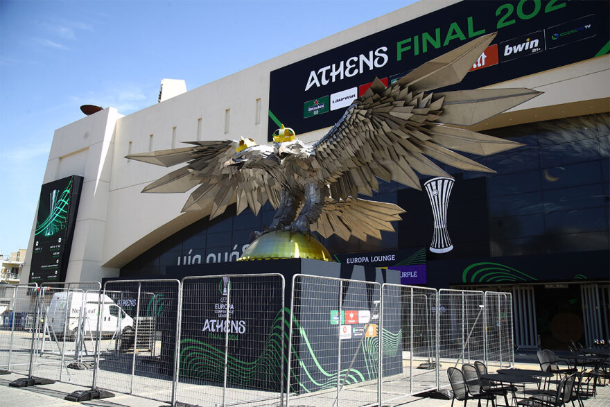 OPAP Arena: Άλλαξε όψη για τον τελικό του Conference League - Δείτε φωτογραφίες