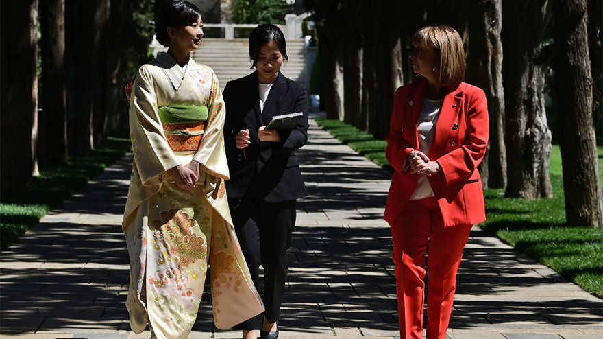 Πριγκίπισσα Κάκο: Συναντήσεις με Μητσοτάκη και Σακελλαροπούλου – Δείτε φωτογραφίες