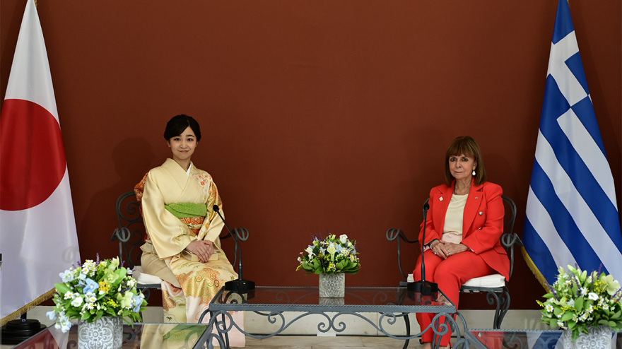 Πριγκίπισσα Κάκο: Συναντήσεις με Μητσοτάκη και Σακελλαροπούλου – Δείτε φωτογραφίες