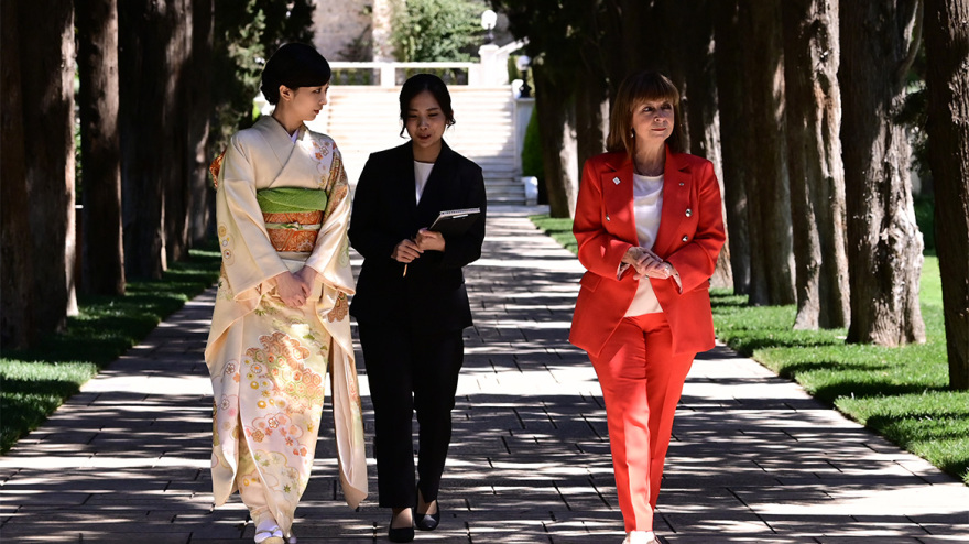 Πριγκίπισσα Κάκο: Συναντήσεις με Μητσοτάκη και Σακελλαροπούλου – Δείτε φωτογραφίες