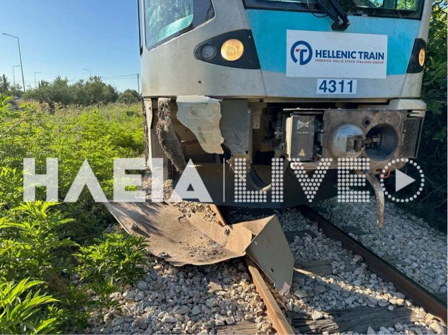 Πύργος: Πήγε να περάσει τις σιδηροδρομικές γραμμές και το τρένο παρέσυρε το αυτοκίνητό του