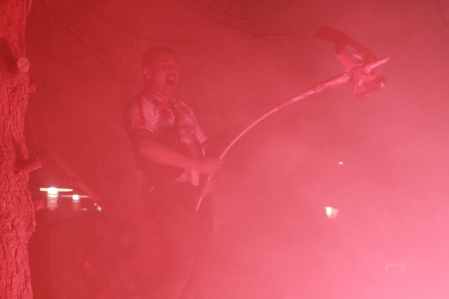 Ολυμπιακός: Δείτε τι έγινε στον Πειραιά τη στιγμή που έκανε το 1-0 με τη Φιορεντίνα