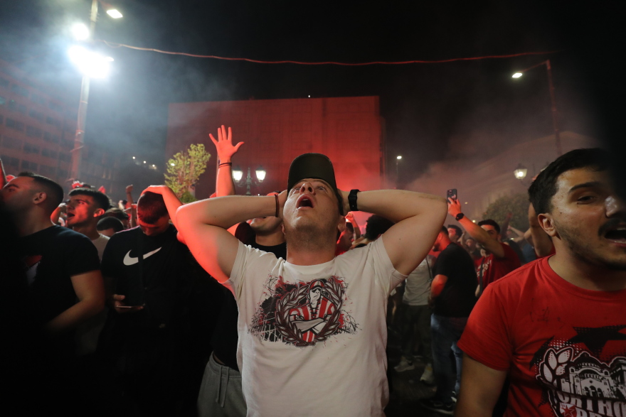 Ολυμπιακός: Δείτε τι έγινε στον Πειραιά τη στιγμή που έκανε το 1-0 με τη Φιορεντίνα