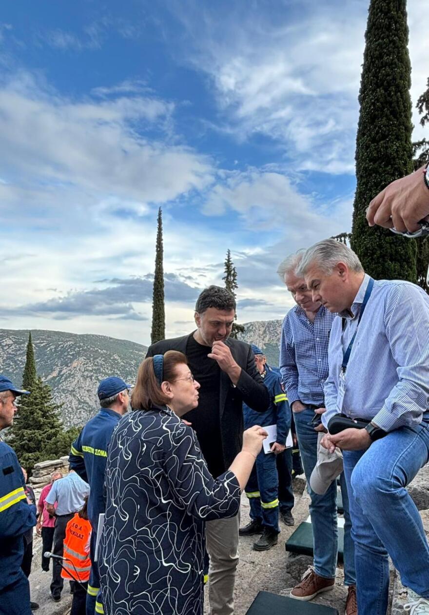 Δελφοί: Πραγματοποιήθηκε άσκηση ετοιμότητας για την αντιμετώπιση πυρκαγιάς στον αρχαιολογικό χώρο