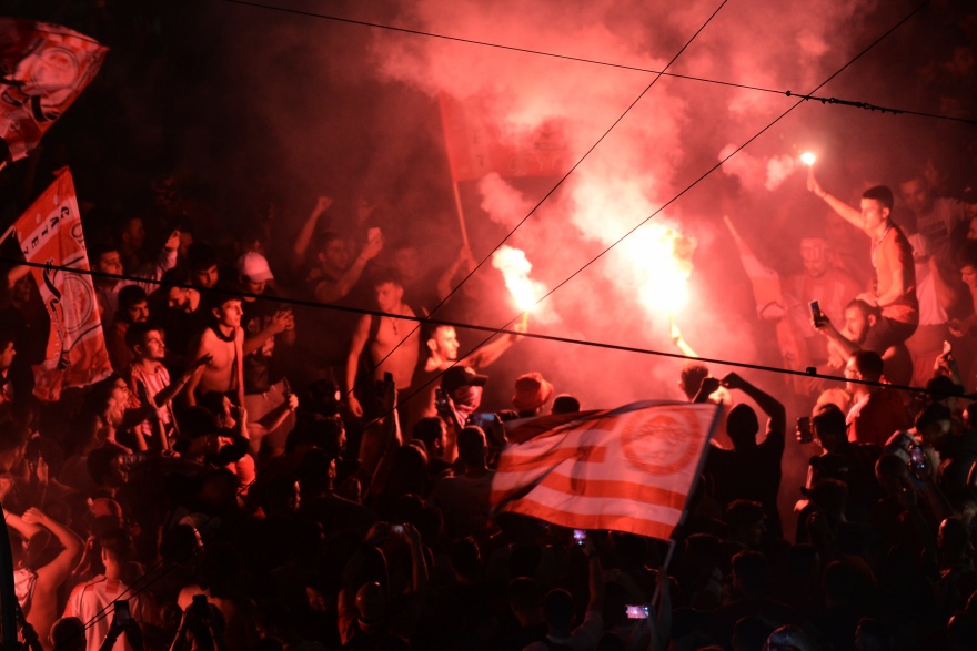 Ολυμπιακός: Δείτε τι έγινε στον Πειραιά τη στιγμή που έκανε το 1-0 με τη Φιορεντίνα