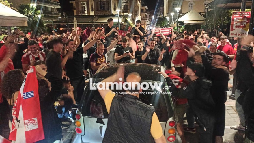 Ολυμπιακός: Δείτε τι έγινε στον Πειραιά τη στιγμή που έκανε το 1-0 με τη Φιορεντίνα