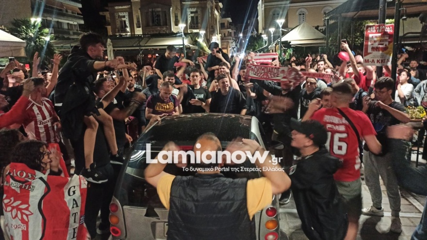 Ολυμπιακός: Δείτε τι έγινε στον Πειραιά τη στιγμή που έκανε το 1-0 με τη Φιορεντίνα