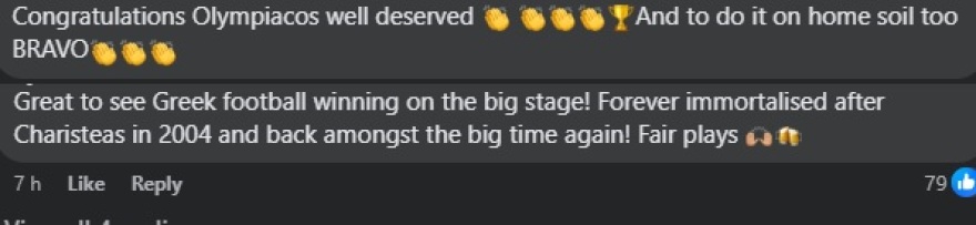 Ολυμπιακός: Αποθέωση από ξένους οπαδούς στα social media των μεγάλων ειδησεογραφικών για τον θρίαμβο - Δείτε φωτογραφίες