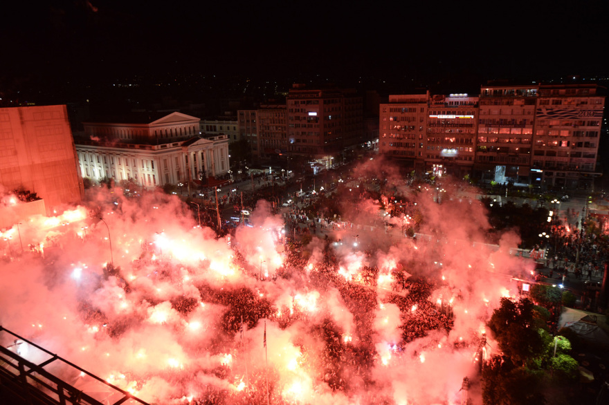 Ολυμπιακός: Δείτε τι έγινε στον Πειραιά τη στιγμή που έκανε το 1-0 με τη Φιορεντίνα